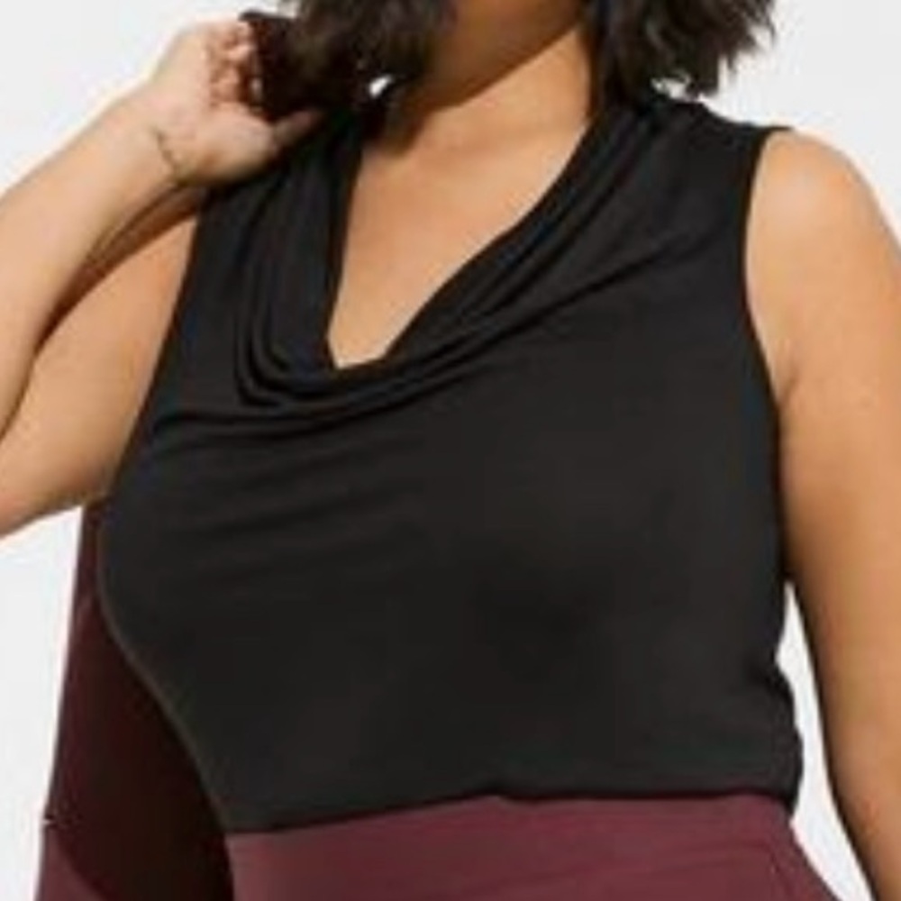 Torrid Studio Tissue Jersey Drape Neck Tank